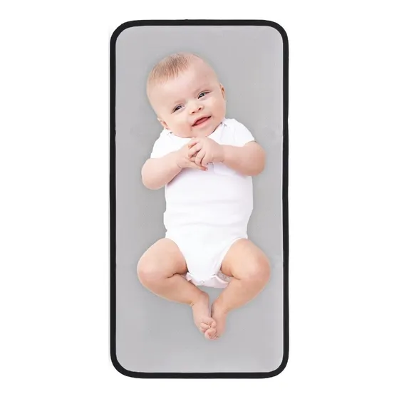 Cambiador Para Bebe Tamaño Super Práctico Excelente Calidad Color Gris Zigzag