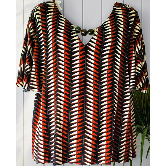 Blusa Dama,rayas,moda Actual.nueva.gran Calidad. T.l/xl.