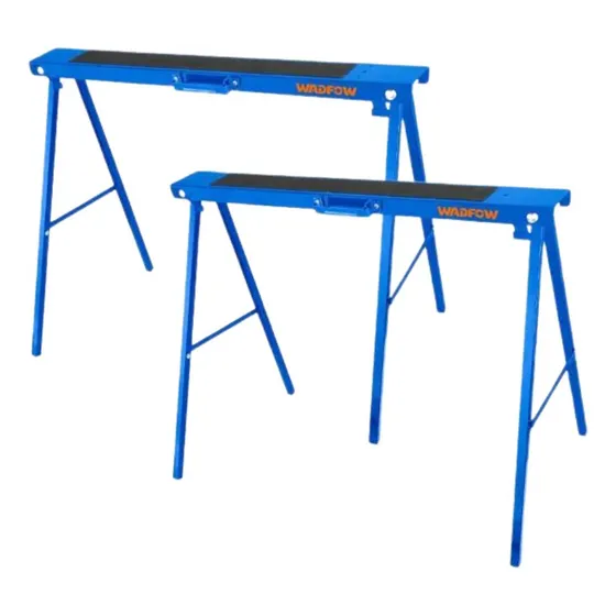 Set 2 Caballetes Plegables Wadfow 100 Kg 99x48x78 Cm Wdz1510
