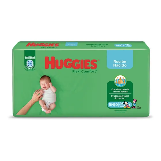 Pañales Huggies Flexi Comfort Megapack