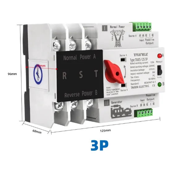 Ats Swich De Transferencia Automática Monofásico 125a