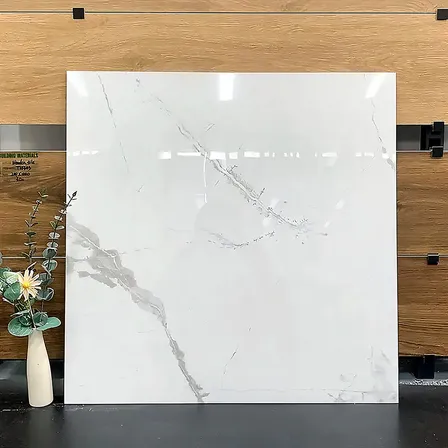 Kit 10 Placas Mármore 60x60 Adesivas Vinílico 3d Decoração Parede Painel Novidade Cor Branco Topyhome