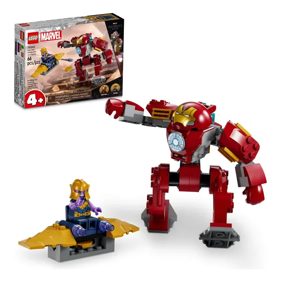 Set De Juguetes De Construcción Lego Marvel Iron Man Hulkbus