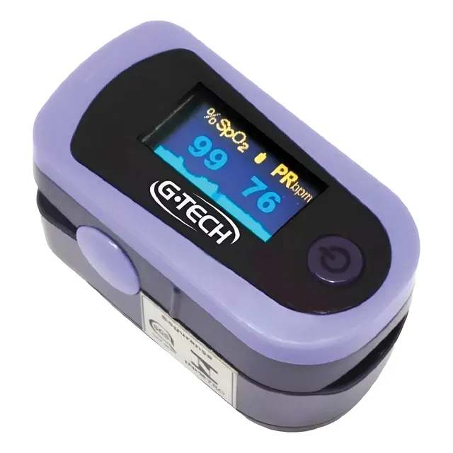 G-tech Oximetro Dedo Oled Graph Mede Oxigênio Pulso Rápido