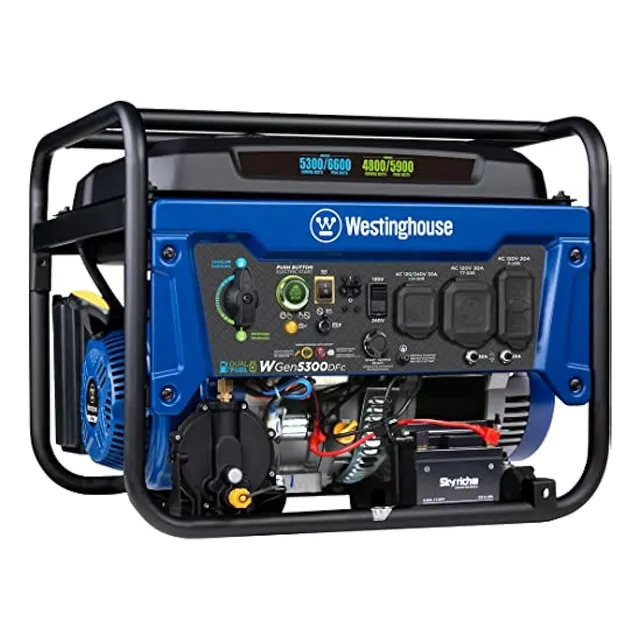 Westinghouse Wgen5300dfc Generador Portátil De Combustible D