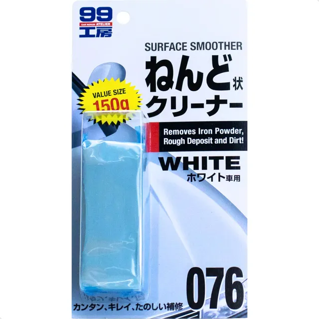 Clay Bar White Descontaminante Abrasividade Alta 150g Soft99