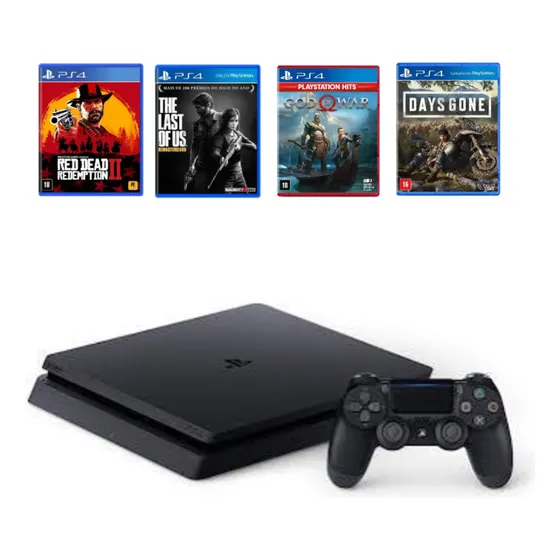Ps4 Slim +jogos