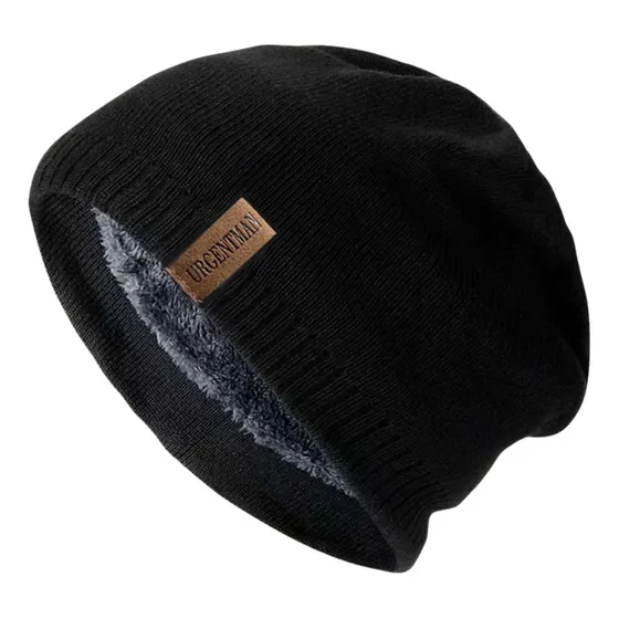 Beanie Total Black Polar - Negro Gorro Gorra Chullo