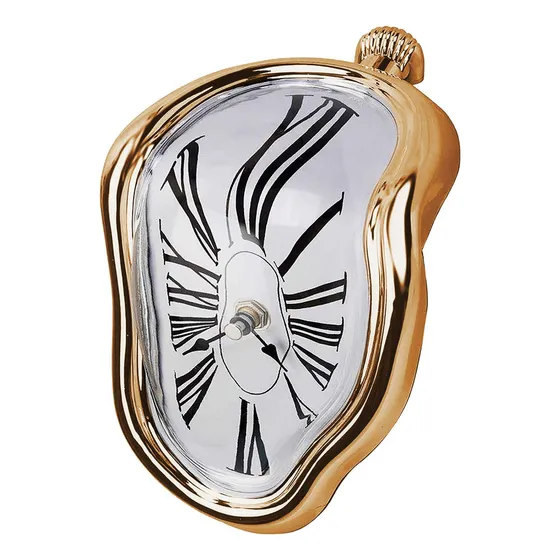 Simone Reloj Derretido, Reloj Torcido En Bloque, Reloj Y