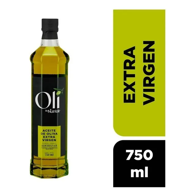 2 Pza Aceite De Oliva Nutrioli Oli Extra Virgen 750 Ml