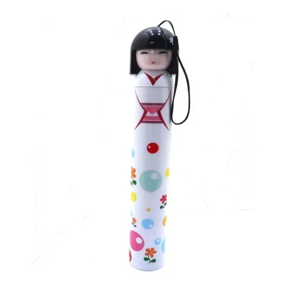 Paraguas  De Kokeshi Cotillon Despedida Fiesta Moda Lluvia