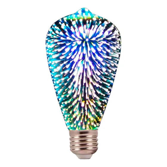 Lampara St64 Especial 3d Fuegos Artificiales 4w Fireworks