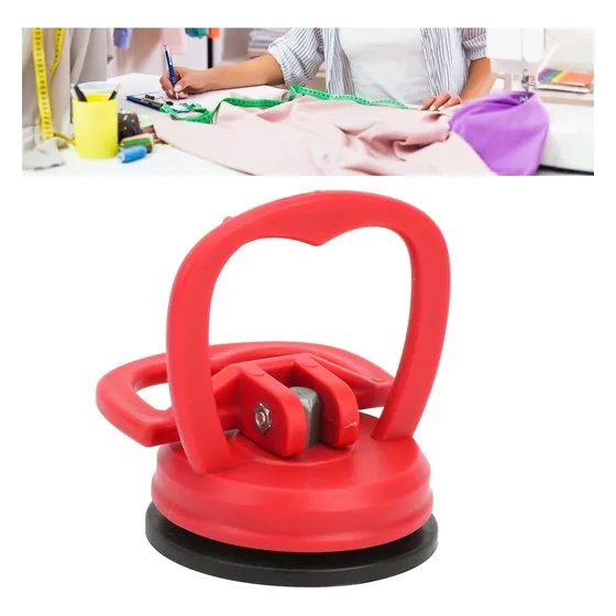 Ruler Ventosa Para Regla Mango Ergonomico Hogar Rojo 801