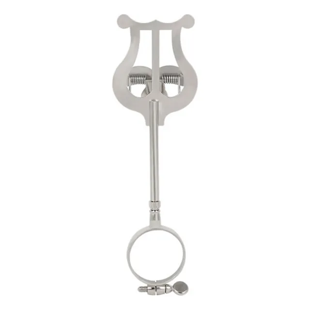 . Soporte De Clip For Partituras De Clarinete Plateado