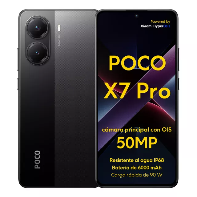 Xiaomi Pocophone POCO X7 PRO Dual SIM 512 GB negro 12 GB RAM