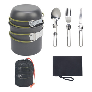 Utensilios Cocina Para Camping Ollas Juego Vajilla Portatil Utensilios Cocina Para Camping Ollas Juego Vajilla Portatil