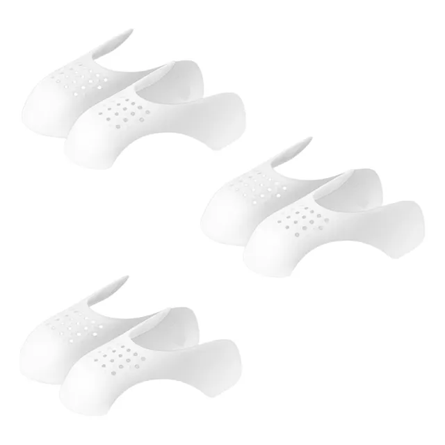 3 Pares Anti Crease Sneaker Protetor P/ Toebox Evita Rugas