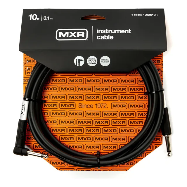 Cable Guitarra Mxr Dcis10r Angulo 3 Mts Standart Series