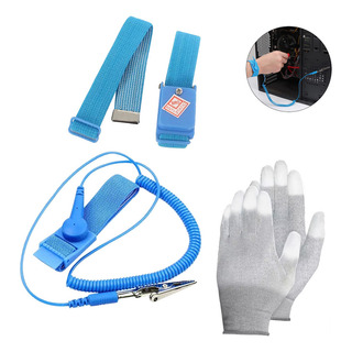 Guantes Antiestáticos Pulsera Antiestatica Correa Ajustable Guantes Antiestáticos Pulsera Antiestatica Correa Ajustable