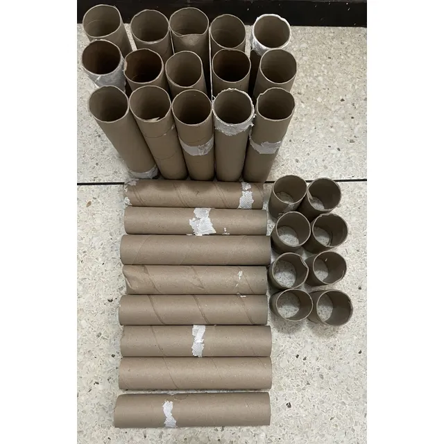 Rollos/tubos Grande Y Pequeño De Cartón