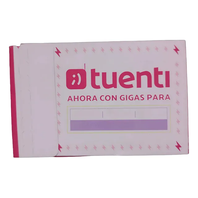 Chip Tuenti Prepago Escoge Tu Característica