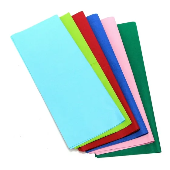Papel Seda Resma Sellada  100pliegos Mismo Color Medida50x70