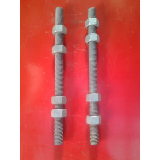 Perno Roscado 5/8 Con Tuercas Galvanizado