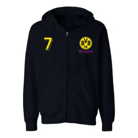 Campera  Salida Algodon Borussia Dortmund Retro Canguro