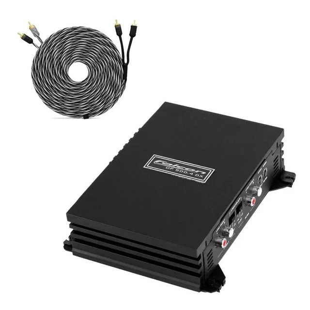 Amplificador Digital Df500.4 400 500rms + Rca 5m Taramps 