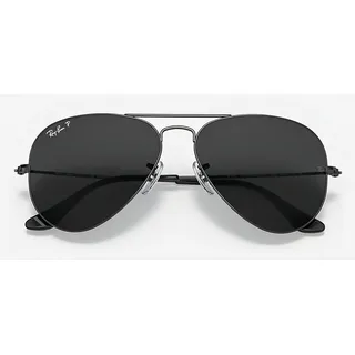 Ăculos De Sol Polarizados Ray-ban Aviator Classic Tamanho Standard Armação Polished Black Y Lente Black Ăculos De Sol Polarizados Ray-ban Aviator Classic Tamanho Standard Armação Polished Black Y Lente Black