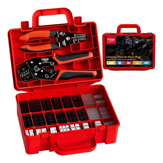 Kit De Conectores Prensado 24 Tipos Jst-dupont Awg 32-20
