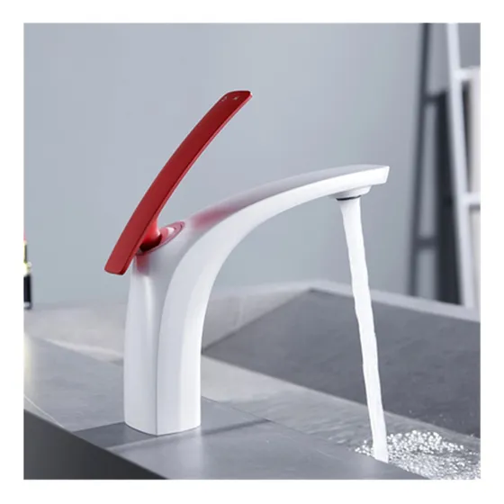 Grifo Lavabo Una Sola Palanca Para Baño Laton Cepillo Dorado