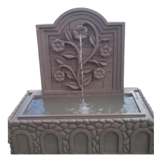 Fuente De Pared Pequeña De Cantera Varios Colores  45x45