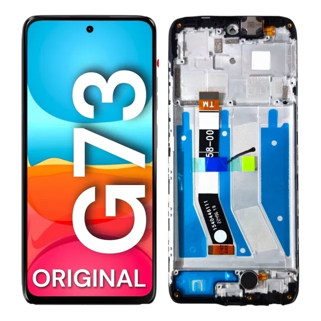 Tela Frontal  Display Para Moto G73 5g Original  Aro Xt2237
