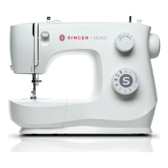 Máquina de coser recta Singer Doméstica M2405 portable color blanco 110V