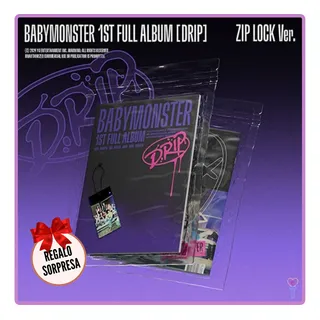 Babymonster 1st Full Album - Drip ( Binder / Zip Lock ) Babymonster 1st Full Album - Drip ( Binder / Zip Lock )