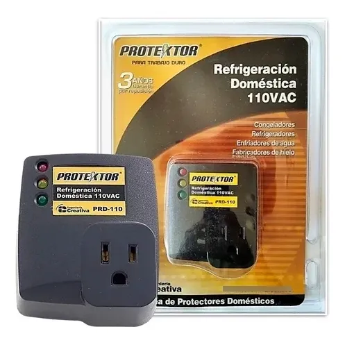 Protector De Voltaje 110v Refrigeración Doméstica Nevera 10a