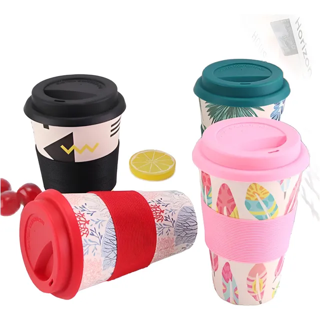 Mug De Bambú Amigable Con El Medio Ambiente 
