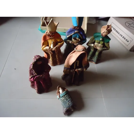 Nacimiento Pesebre De 8 Piezas Usado