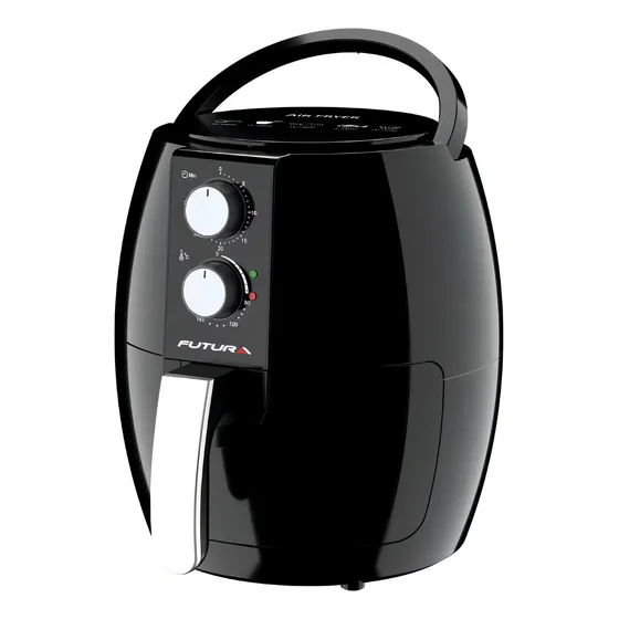 Freidora Sin Aceite Futura 1350w Gran Capacidad 4.5l Color Negro