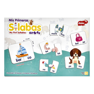 Mis Primeras Sílabas, Tarjetas En Forma De Rompecabezas Mis Primeras Sílabas, Tarjetas En Forma De Rompecabezas
