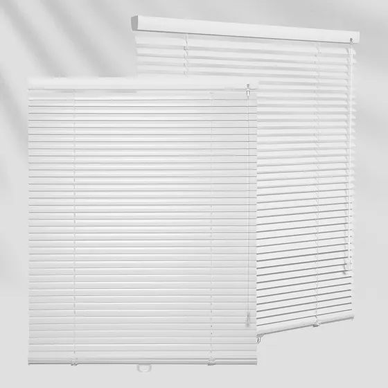 Boolegon Mini Persiana Aluminio Sin Cordon 1 Largo Para