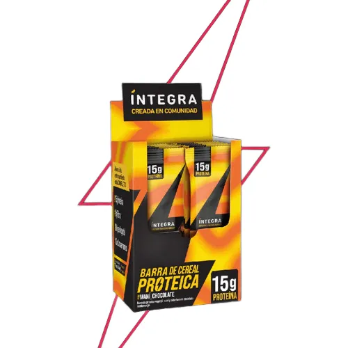Barritas Integra Proteica Mani Y Colchon De Chocolate X10u