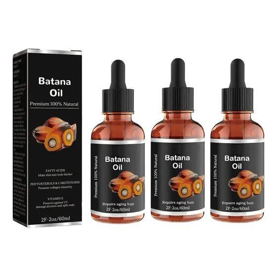 . 60ml*3 Óleo De Batana Para Crescimento Do Cabelo