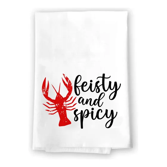 Novedad Baño Toalla Mano Crawdad Cajun Cangrejo Pantano Casa