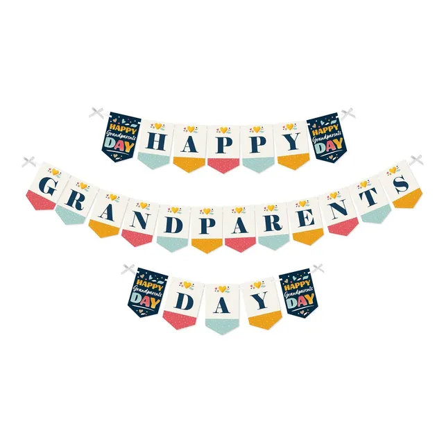 Banderine Para Fiesta Abuela Abuelo Decoracion Dia Feliz