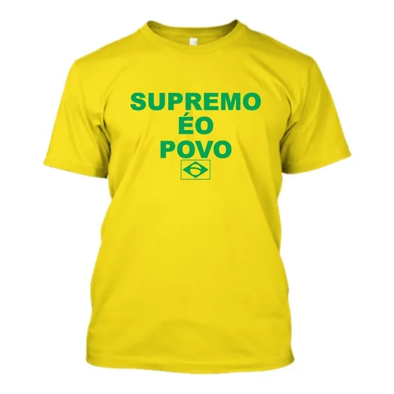 Camiseta Brasil Supremo É O Povo 