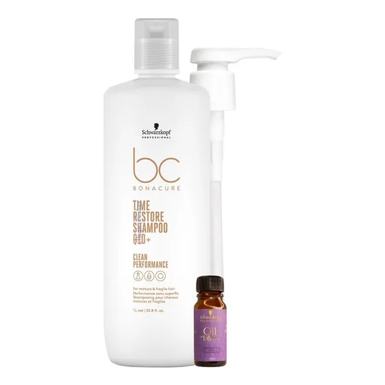 Schwarzkopf Bc Time Restore Q10 Shampoo x1000ml