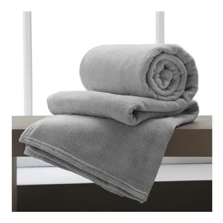 Manta Corttex Home Design Microfibra Solteiro Cor Cinza Com Design Lisa De 200cm X 150cm Manta Corttex Home Design Microfibra Solteiro Cor Cinza Com Design Lisa De 200cm X 150cm