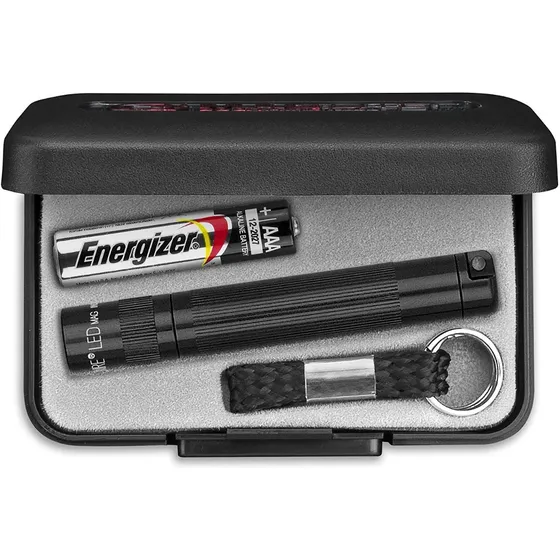 Lanterna Maglite Solitaire Led Preta Luxo 1aaa Cor da lanterna Preto Cor da luz Branca